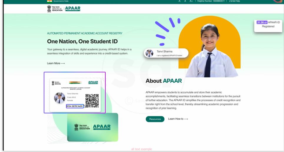 India New Academic Passport Apaar